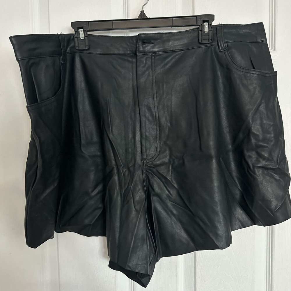 🆕And Now This Faux Leather Shorts